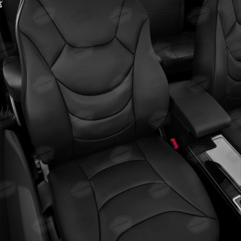 11 299 р. Универсальные чехлы сидений (майка,9 предм., экокожа) Recaro AVTOLIDER   (черный)  с доставкой в г. Керчь. Увеличить фотографию 6