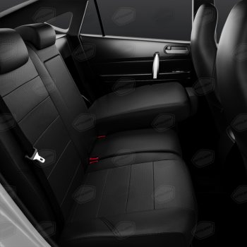 11 299 р. Универсальные чехлы сидений (майка,9 предм., экокожа) Recaro AVTOLIDER   (черный)  с доставкой в г. Керчь. Увеличить фотографию 4