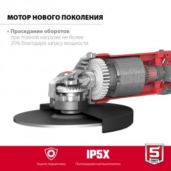 9 099 р. Машина углошлифовальная 2300Вт 230мм 6600обмин. ЗУБР ЗУБР ушм-230-2205 п  с доставкой в г. Керчь. Увеличить фотографию 3