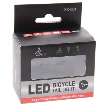 659 р. Фонарь велосипедный задний USB кабель с аккумулятором 650mAh Led NO NAME ут00021655  с доставкой в г. Керчь. Увеличить фотографию 2