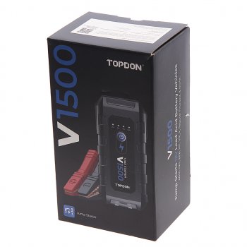 10 749 р. Устройство пусковое 12V 1500A 10000мАч (power bank) TOPDON TOPDON v1500  с доставкой в г. Керчь. Увеличить фотографию 5