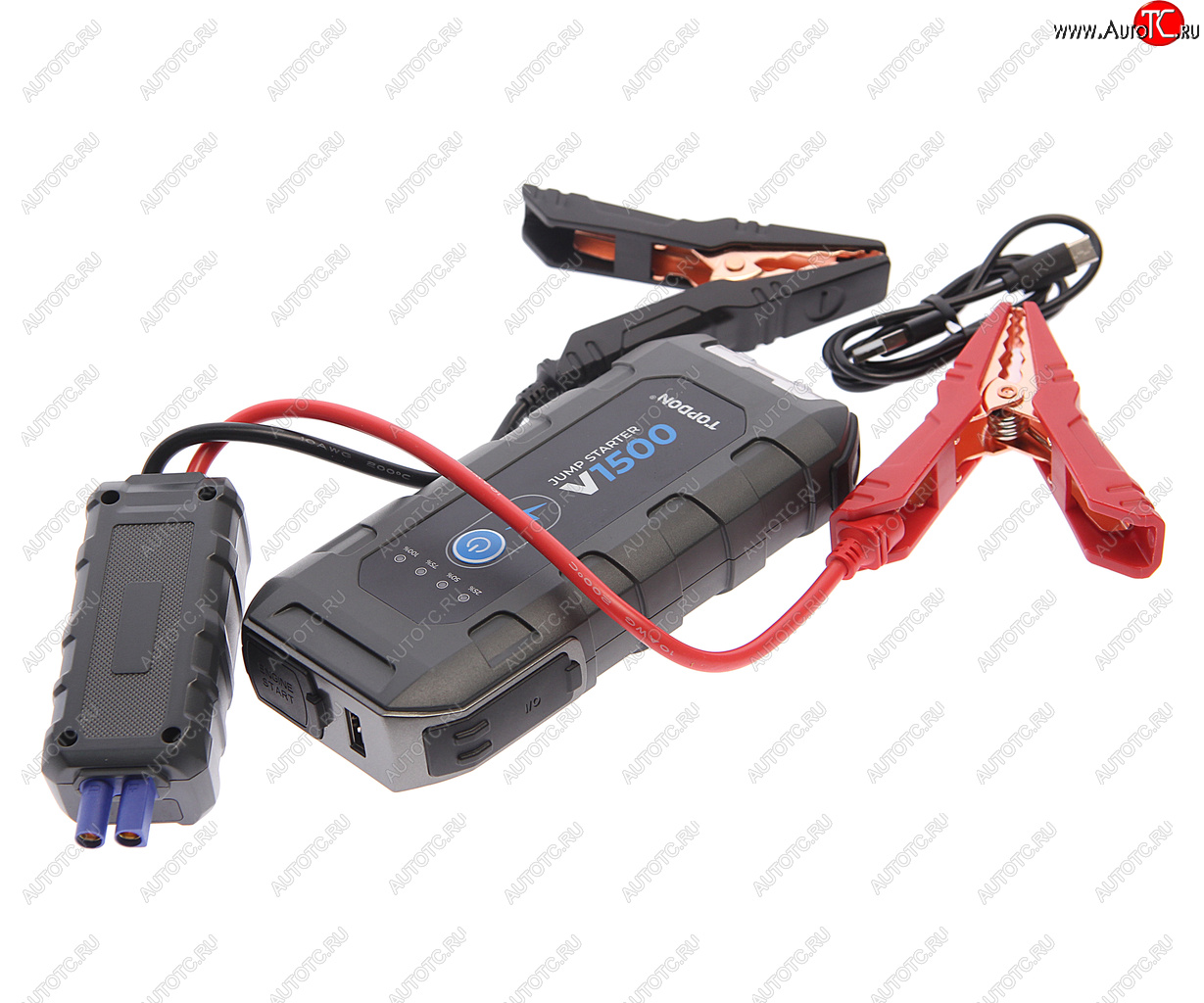 10 749 р. Устройство пусковое 12V 1500A 10000мАч (power bank) TOPDON TOPDON v1500  с доставкой в г. Керчь
