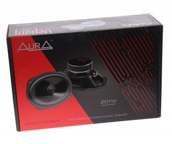 9 499 р. Колонки коаксиальные 6х9 (16х23см) 101Вт AURA AURA venom-cl69x  с доставкой в г. Керчь. Увеличить фотографию 5