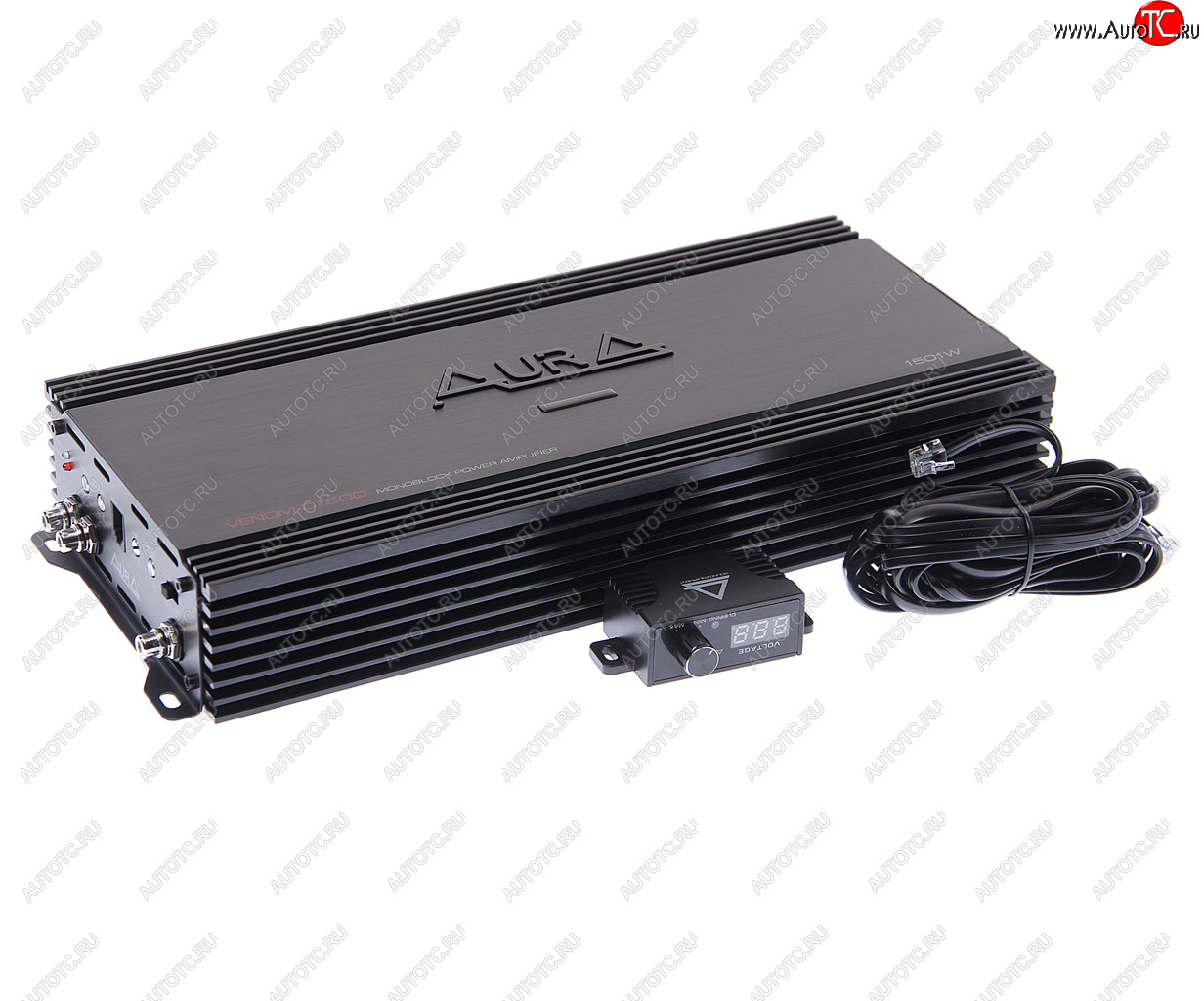 18 649 р. Усилитель автомобильный 1х650Вт AURA AURA venom-d1500  с доставкой в г. Керчь