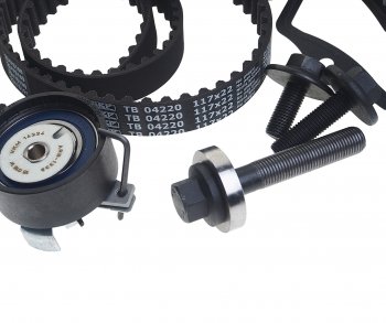 15 299 р. Комплект ремня ГРМ FORD Fusion (02-12),Focus 3 (10-) с насосом водяным SKF SKF vkmc04226  с доставкой в г. Керчь. Увеличить фотографию 4