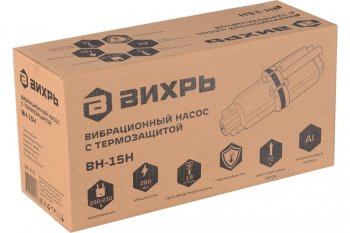 2 969 р. Насос погружной вибрационный 280Вт 18лмин. глубина погружения 3м подача 72м нижний забор ВИХРЬ ВИХРЬ вн-15н  с доставкой в г. Керчь. Увеличить фотографию 19