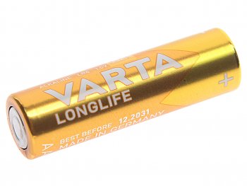 107 р. Батарейка AA LR6 1.5V блистер 4шт. (цена за 1шт.) Alkaline Longlife VARTA VARTA vrt-lr6l(4)бл  с доставкой в г. Керчь. Увеличить фотографию 1