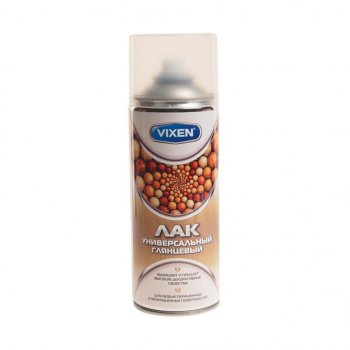 286 р. Лак бесцветный универсальный глянцевый аэрозоль 520мл VIXEN VIXEN vx-24000  с доставкой в г. Керчь. Увеличить фотографию 1