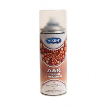 285 р. Лак бесцветный яхтный глянцевый аэрозоль 520мл VIXEN VIXEN vx-24002  с доставкой в г. Керчь. Увеличить фотографию 1