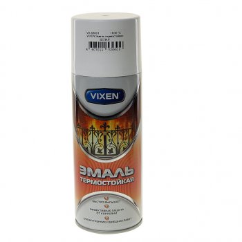 299 р. Краска термостойкая белая аэрозоль 520мл VIXEN VIXEN vx-53001  с доставкой в г. Керчь. Увеличить фотографию 1