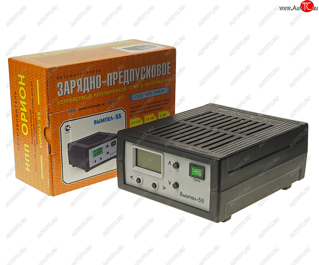 9 449 р. Устройство зарядное 6-12V 15A 220V (автомат) Вымпел 55 ОРИОН ОРИОН вымпел-55  с доставкой в г. Керчь