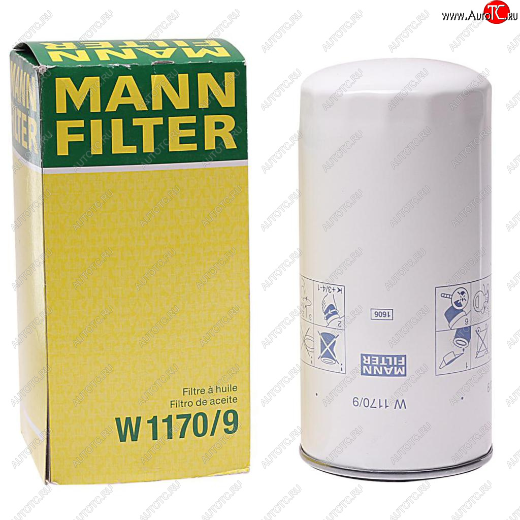 2 349 р. Фильтр масляный FORD Cargo (04-) MANN MANN w11709  с доставкой в г. Керчь