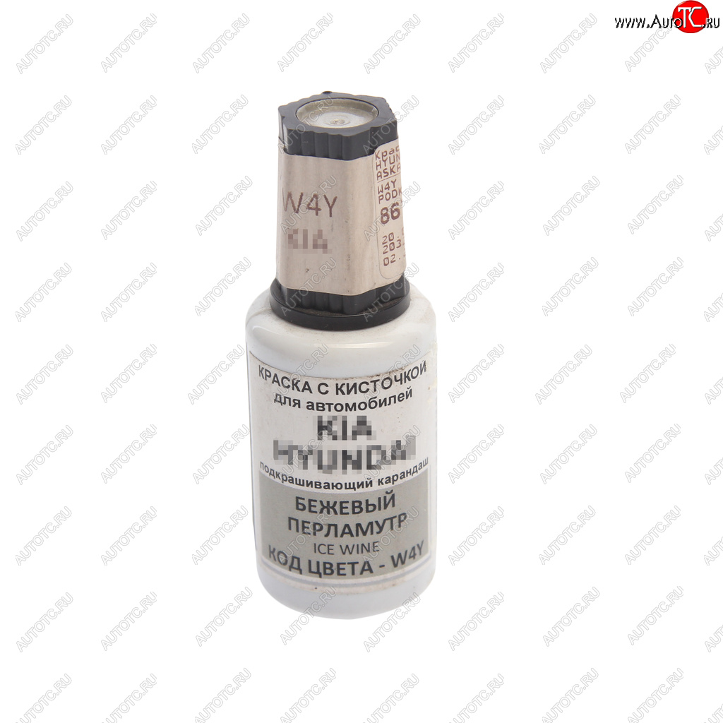 389 р. Краска с кистью 20мл HYUNDAI KIA W4Y PODKRASKA PODKRASKA w4y  с доставкой в г. Керчь