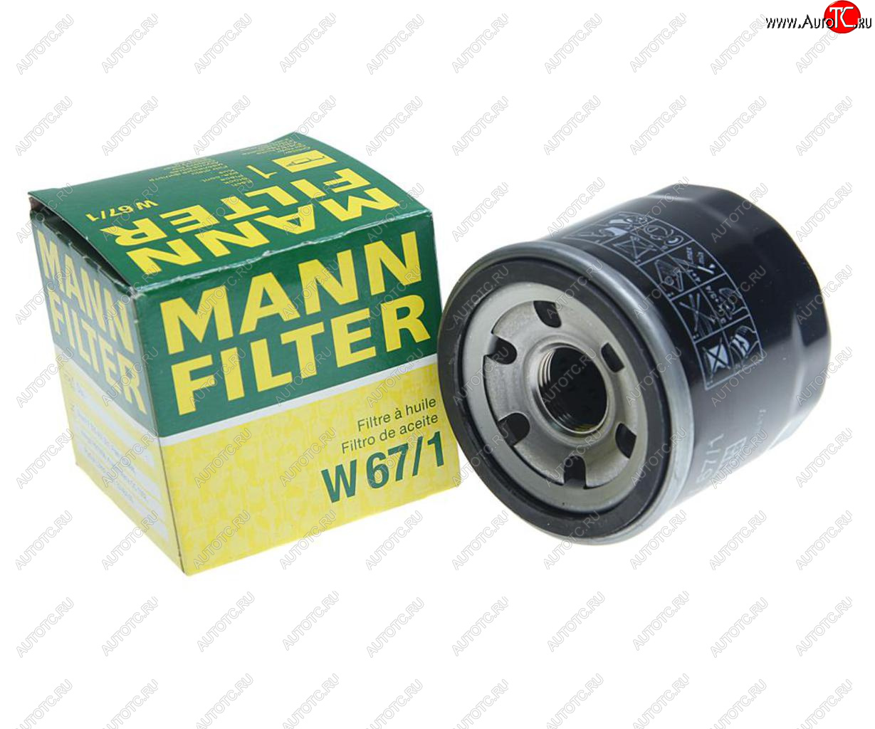 629 р. Фильтр масляный KIA MAZDA NISSAN RENAULT MANN MANN w671  с доставкой в г. Керчь