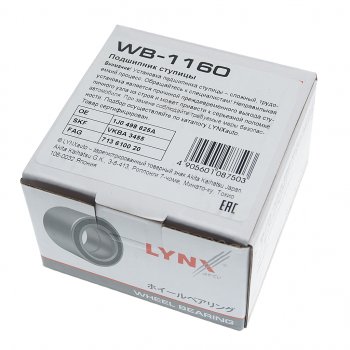 2 699 р. Подшипник ступицы VW Bora,Golf 4 AUDI A3 SKODA передней LYNX LYNX wb1160  с доставкой в г. Керчь. Увеличить фотографию 3
