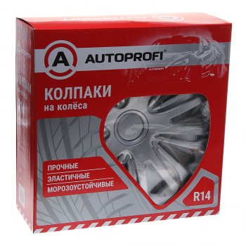 2 659 р. Колпак колеса R-14 металлик AUTOPROFI комплект 4шт. AUTOPROFI wc-2010 silver (14) AUTOPROFI wc-2010 silver (14)  с доставкой в г. Керчь. Увеличить фотографию 3