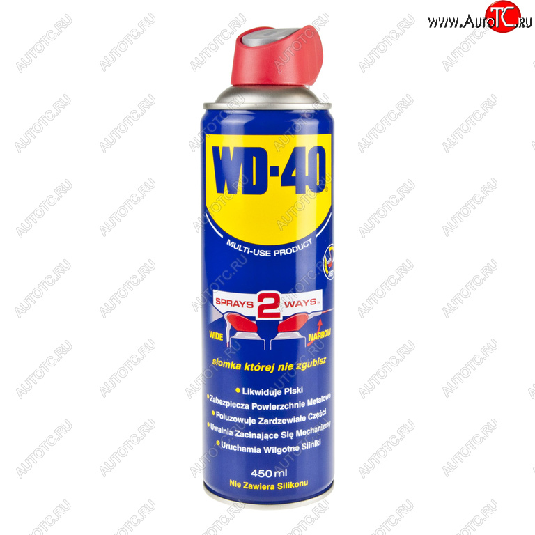 1 329 р. Смазка универсальная проникающая 450мл аэрозоль (трубка) WD-40 WD-40 wd00045  с доставкой в г. Керчь