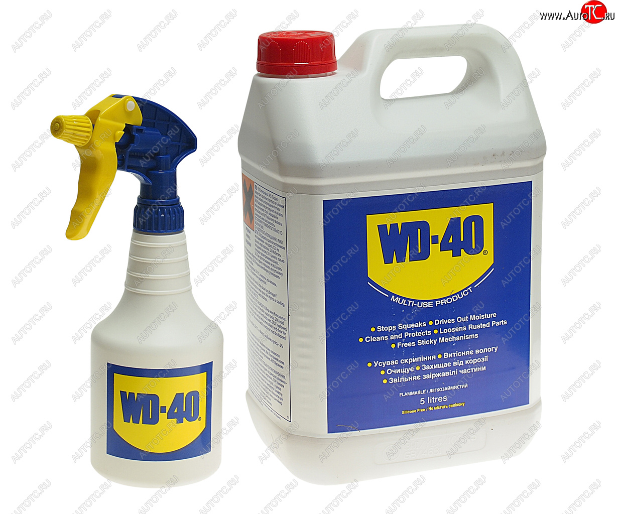 10 549 р. Смазка универсальная проникающая 5л с распылителем WD-40 WD-40 wd-40-5  с доставкой в г. Керчь