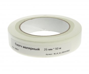121 р. Скотч малярный 25ммх50м TECHROLL TECHROLL w_и_ш_059107652  с доставкой в г. Керчь. Увеличить фотографию 1