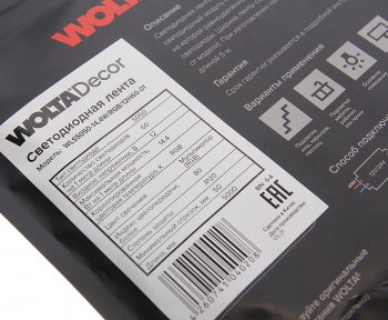 2 099 р. Лента светодиодная гибкая 14.4W 5м IP20 12V RGB (пакет) Decor WOLTA WOLTA wls5050-14,4wrgb12h60-01  с доставкой в г. Керчь. Увеличить фотографию 3