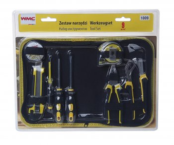 1 199 р. Набор инструментов 9 предметов слесарно-монтажный в сумке WMC TOOLS WMC TOOLS wmc-1009  с доставкой в г. Керчь. Увеличить фотографию 1