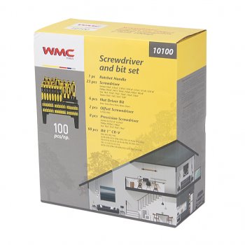 2 469 р. Набор инструментов 100 предметов (отвертки, биты) WMC TOOLS WMC TOOLS wmc-10100  с доставкой в г. Керчь. Увеличить фотографию 9