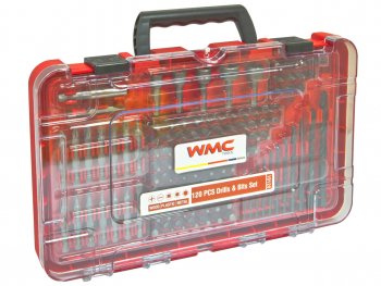 1 739 р. Набор бит и сверл 120 предметов в пластиковом футляре WMC TOOLS WMC TOOLS wmc-10120  с доставкой в г. Керчь. Увеличить фотографию 2
