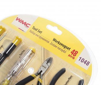 929 р. Набор инструментов 48 предметов слесарно-монтажный WMC TOOLS WMC TOOLS wmc-1048  с доставкой в г. Керчь. Увеличить фотографию 3