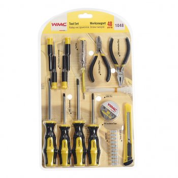 929 р. Набор инструментов 48 предметов слесарно-монтажный WMC TOOLS WMC TOOLS wmc-1048  с доставкой в г. Керчь. Увеличить фотографию 1
