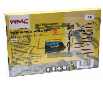 2 299 р. Набор инструментов 49 предметов слесарно-монтажный WMC TOOLS WMC TOOLS wmc-1049  с доставкой в г. Керчь. Увеличить фотографию 3