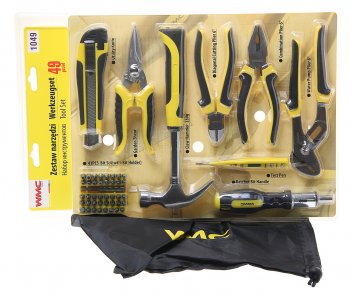 2 299 р. Набор инструментов 49 предметов слесарно-монтажный WMC TOOLS WMC TOOLS wmc-1049  с доставкой в г. Керчь. Увеличить фотографию 1