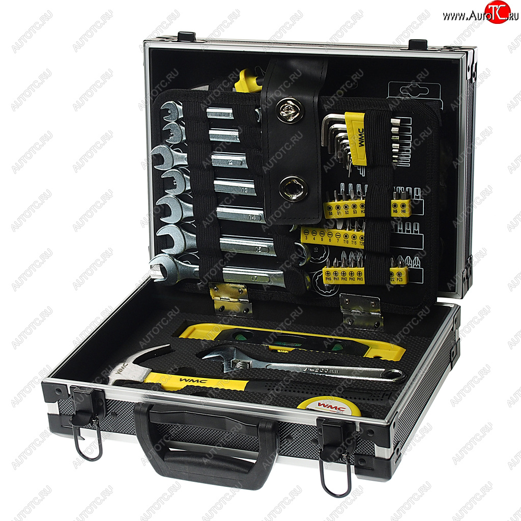 6 999 р. Набор инструментов 64 предмета в чемодане WMC TOOLS WMC TOOLS wmc-1064  с доставкой в г. Керчь