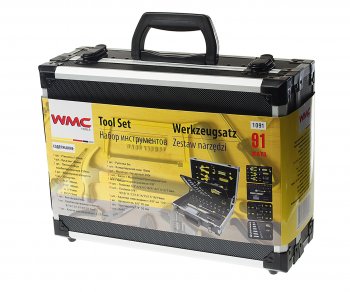 7 449 р. Набор инструментов 91 предмет в чемодане WMC TOOLS WMC TOOLS wmc-1091 WMC TOOLS wmc-1091  с доставкой в г. Керчь. Увеличить фотографию 6