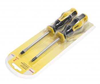 209 р. Набор отверток SL6х100м,PH2х100мм 2 предмета в блистере WMC TOOLS WMC TOOLS wmc-2024  с доставкой в г. Керчь. Увеличить фотографию 2