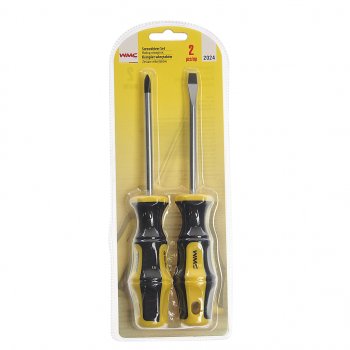209 р. Набор отверток SL6х100м,PH2х100мм 2 предмета в блистере WMC TOOLS WMC TOOLS wmc-2024  с доставкой в г. Керчь. Увеличить фотографию 1