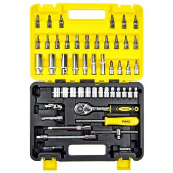 1 959 р. Набор головок торцевых и бит-головок 14 53 предмета WMC TOOLS WMC TOOLS wmc-2531-5euro  с доставкой в г. Керчь. Увеличить фотографию 3