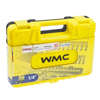 1 959 р. Набор головок торцевых и бит-головок 14 53 предмета WMC TOOLS WMC TOOLS wmc-2531-5euro  с доставкой в г. Керчь. Увеличить фотографию 5