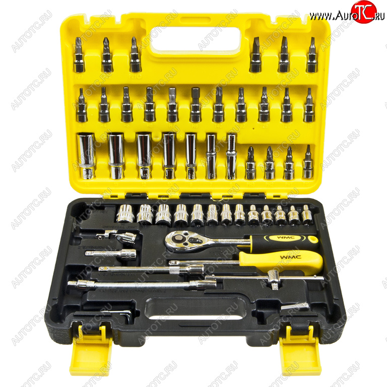 1 959 р. Набор головок торцевых и бит-головок 14 53 предмета WMC TOOLS WMC TOOLS wmc-2531-5euro  с доставкой в г. Керчь