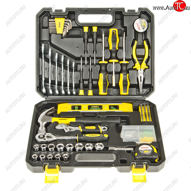 4 499 р. Набор инструментов 108 предметов слесарно-монтажный 14, 38 DR 4-19мм WMC TOOLS WMC TOOLS wmc-30108  с доставкой в г. Керчь