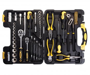 5 649 р. Набор инструментов 65 предметов слесарно-монтажный 14, 38 DR 4-24мм WMC TOOLS WMC TOOLS wmc-3065  с доставкой в г. Керчь. Увеличить фотографию 2