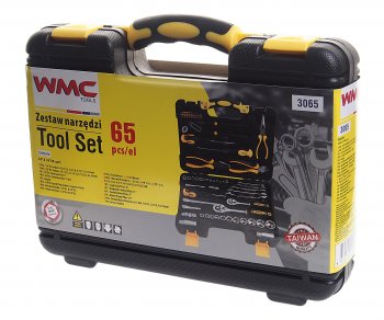 5 649 р. Набор инструментов 65 предметов слесарно-монтажный 14, 38 DR 4-24мм WMC TOOLS WMC TOOLS wmc-3065  с доставкой в г. Керчь. Увеличить фотографию 3