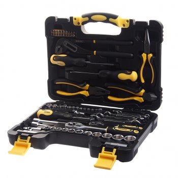5 649 р. Набор инструментов 65 предметов слесарно-монтажный 14, 38 DR 4-24мм WMC TOOLS WMC TOOLS wmc-3065  с доставкой в г. Керчь. Увеличить фотографию 1