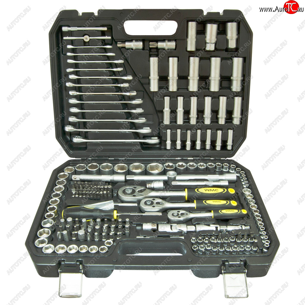 11 549 р. Набор инструментов 216 предметов слесарно-монтажный 14,38,12 DR WMC TOOLS WMC TOOLS wmc-38841  с доставкой в г. Керчь