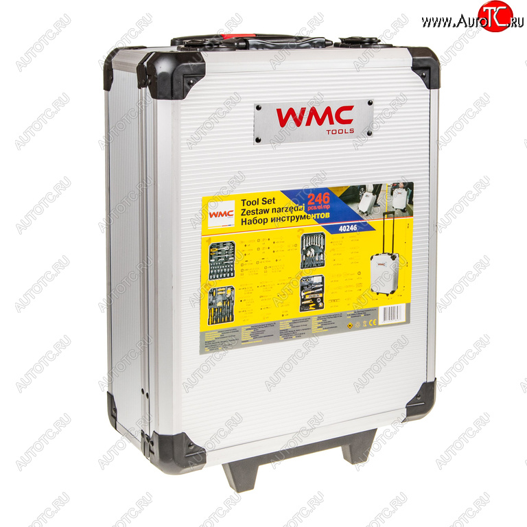 9 999 р. Набор инструментов 246 предметов слесарно-монтажный в кейсе WMC TOOLS WMC TOOLS wmc-40246  с доставкой в г. Керчь