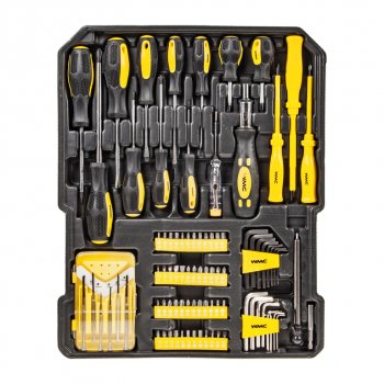 10 999 р. Набор инструментов 287 предметов слесарно-монтажный в кейсе WMC TOOLS WMC TOOLS wmc-40287  с доставкой в г. Керчь. Увеличить фотографию 4