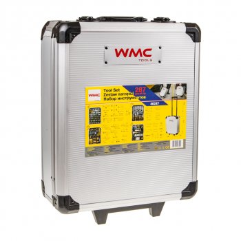10 999 р. Набор инструментов 287 предметов слесарно-монтажный в кейсе WMC TOOLS WMC TOOLS wmc-40287  с доставкой в г. Керчь. Увеличить фотографию 1