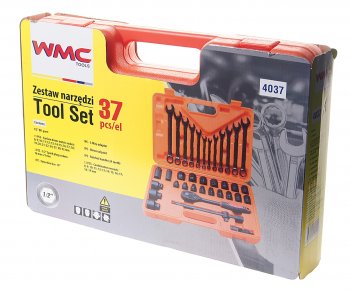 5 699 р. Набор инструментов 37 предметов слесарно-монтажный 12 DR WMC TOOLS WMC TOOLS wmc-4037  с доставкой в г. Керчь. Увеличить фотографию 3