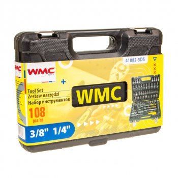 4 399 р. Набор головок торцевых, бит и бит-головок 14,38 108 предметов WMC TOOLS WMC TOOLS wmc-41082-5ds  с доставкой в г. Керчь. Увеличить фотографию 4