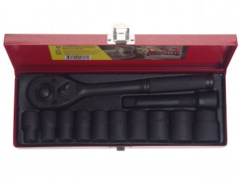 2 279 р. Набор головок ударных 1/2 12-ти гран. 10-24мм 12 предметов WMC TOOLS WMC TOOLS wmc-4122-9 WMC TOOLS wmc-4122-9  с доставкой в г. Керчь. Увеличить фотографию 2