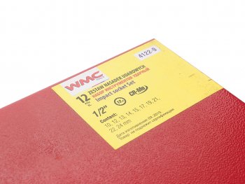 2 279 р. Набор головок ударных 1/2 12-ти гран. 10-24мм 12 предметов WMC TOOLS WMC TOOLS wmc-4122-9 WMC TOOLS wmc-4122-9  с доставкой в г. Керчь. Увеличить фотографию 4